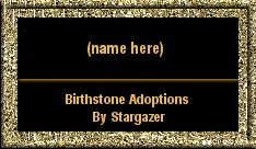 adoption certificate
