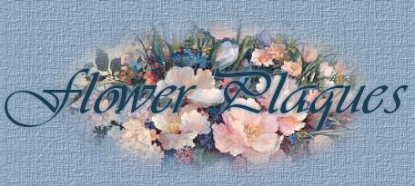 flower plaque header
