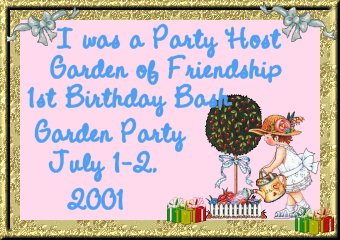 Party Host Plaque