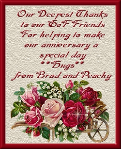 brad & peachy thanks