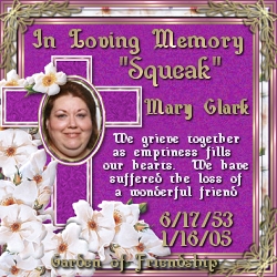 Squeak's Memorial Pages