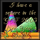 New Year's Quilt 2003