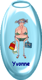 Yvonne in a vase