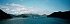 Ferry crossing from north to south island through Queen Charlotte Sound